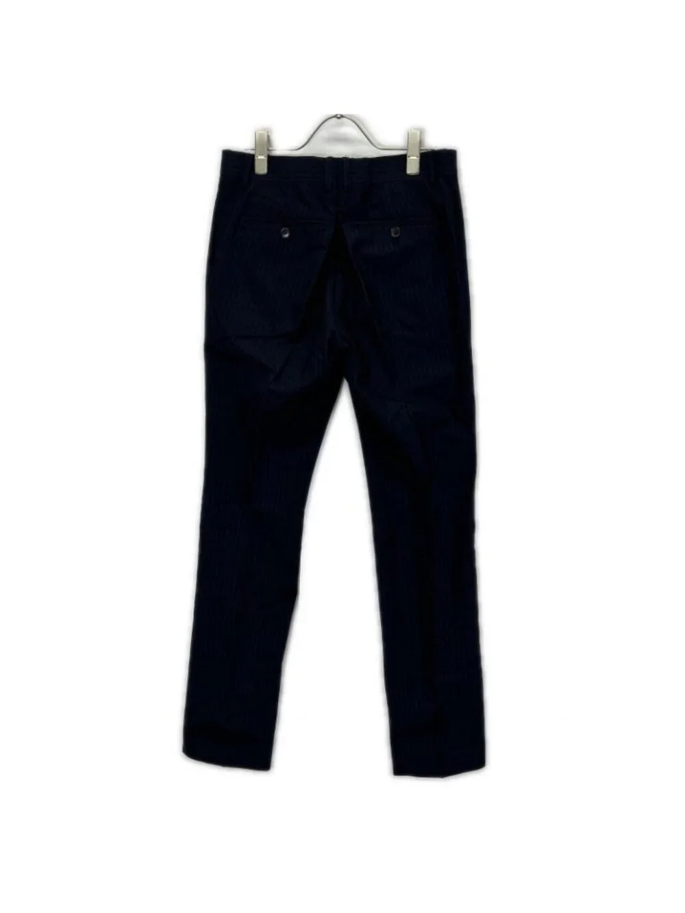 Gucci Black Pinstripe Be Inner Double Pocket Suit Set